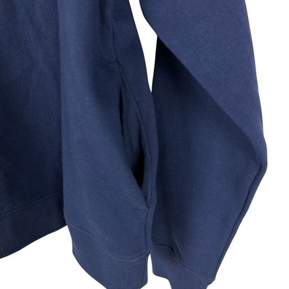 PINK Everyday Fleece Navy Polo Sweatshirt size Medium NEW - Picture 8 of 13